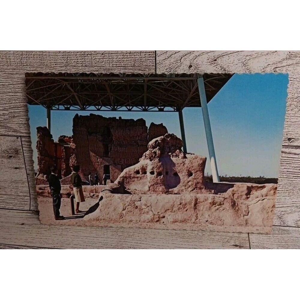 VTG Postcard Casa Grande Ruins‎ National Monument Ephemera Memorabilia Souvenir